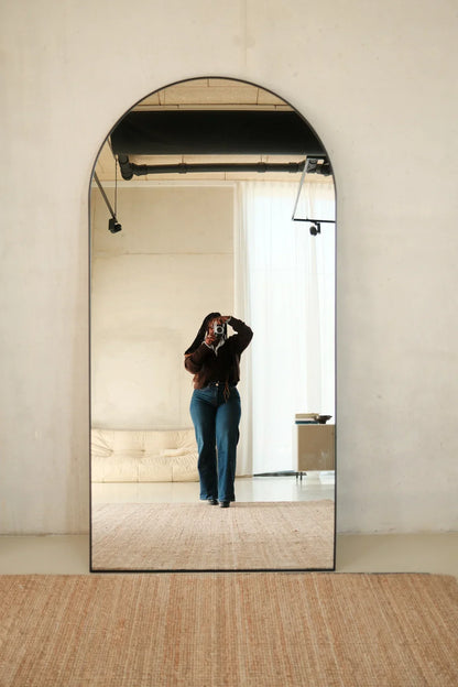 Miroir pleine longueur arqué Luna – 200 × 100 cm
