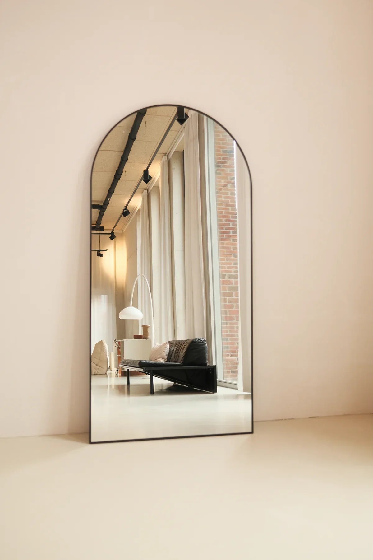 Miroir pleine longueur arqué Luna – 200 × 100 cm
