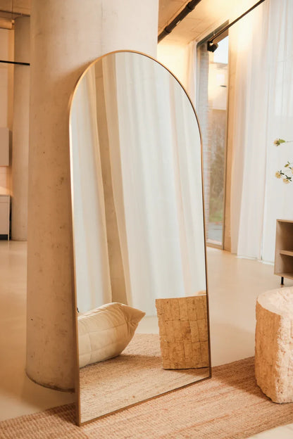 Miroir pleine longueur arqué Luna – 200 × 100 cm