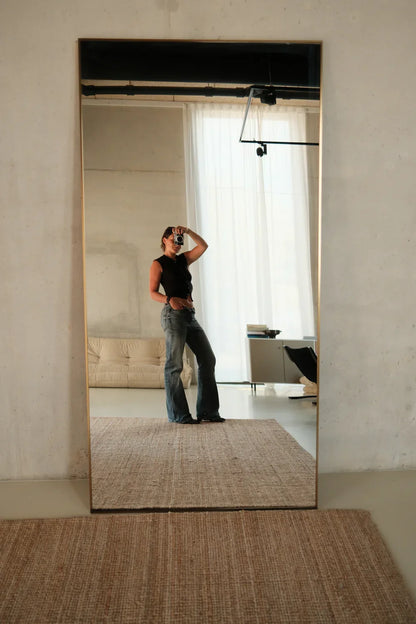 Miroir rectangulaire pleine longueur Maria – 200 × 100 cm