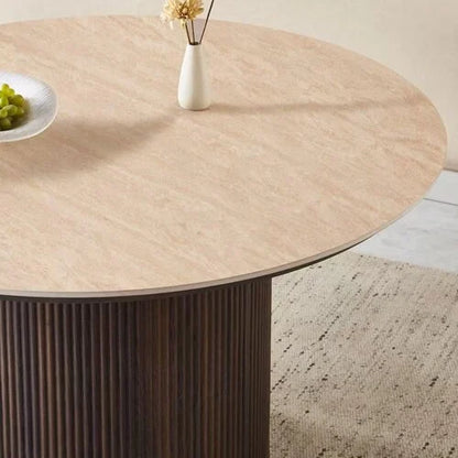 Table à manger ronde Kimberly – 130 cm