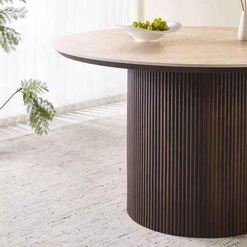 Table à manger ronde Kimberly – 130 cm