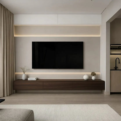 Meuble TV Japandi – Design carré